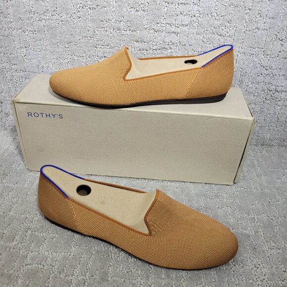 Rothy's The Loafer Fawn Caramel Round Toe Slip on Shoes Women's Multiple Sizes - Picture 3 of 13